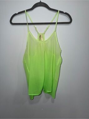 Truth Neon Green Spaghetti-Strap Cami